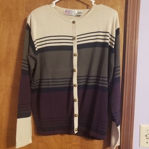 Milano Design Group striped cardigan